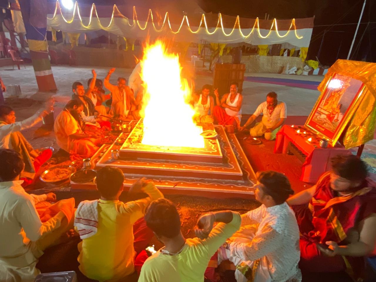 Sacred Havan Ritual at Nalkheda